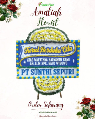 Papan Bunga Duka di Simpang Tanjung
